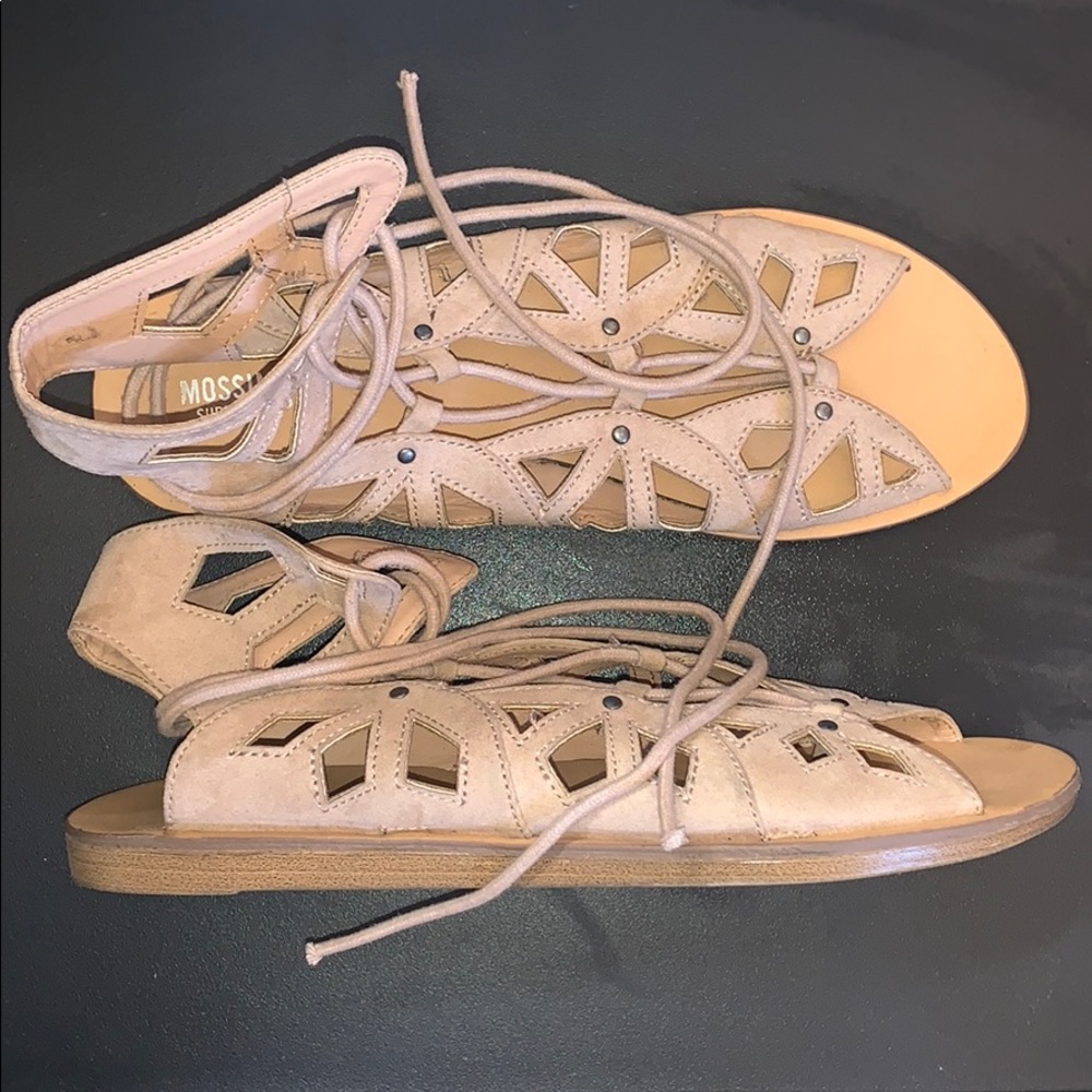 Tie up sandals